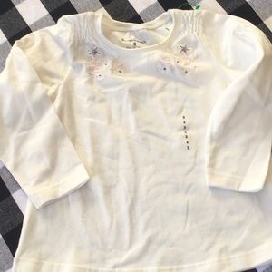 NWOT PUMPKIN PATCH Cotton Embroidered top Size 2